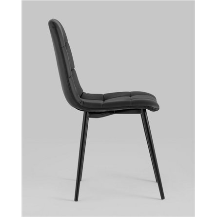 ||Oliver экокожа черный ножки металл черные 2 шт