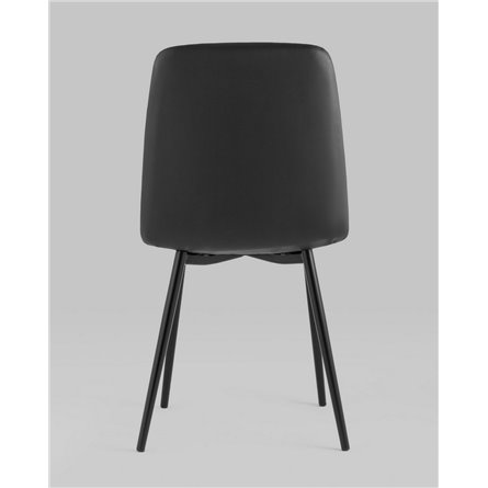 ||Oliver экокожа черный ножки металл черные 2 шт