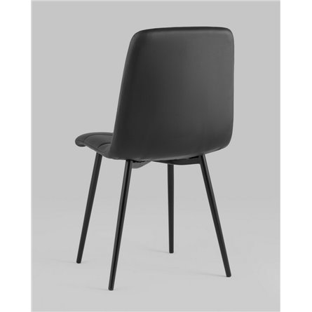 ||Oliver экокожа черный ножки металл черные 2 шт