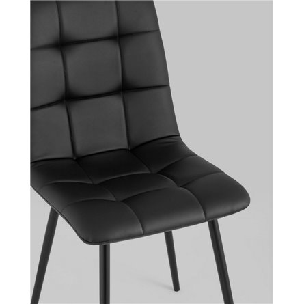 ||Oliver экокожа черный ножки металл черные 2 шт