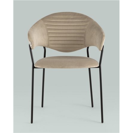 ||Алексис велюр капучино ножки металл черные 2 шт