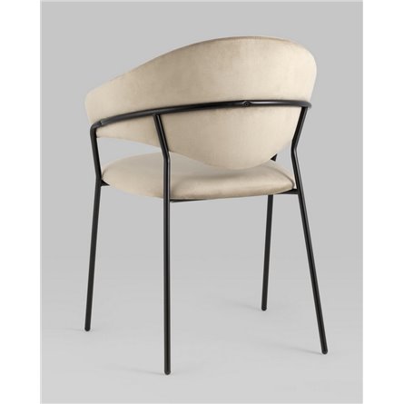 ||Алексис велюр капучино ножки металл черные 2 шт