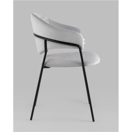 ||Алексис велюр серый ножки металл черные 2 шт