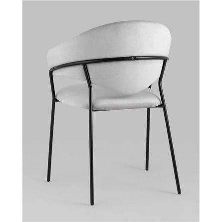 ||Алексис велюр серый ножки металл черные 2 шт