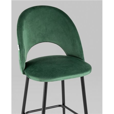 ||Меган обивка велюр зеленый ножки металл черные 2 шт