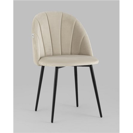 ||Логан NEW велюр бежевый ножки черные металл