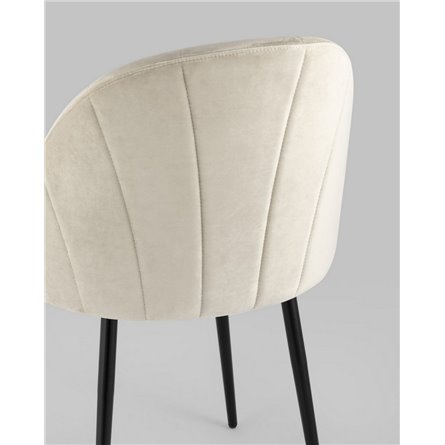 ||Логан NEW велюр бежевый ножки черные металл