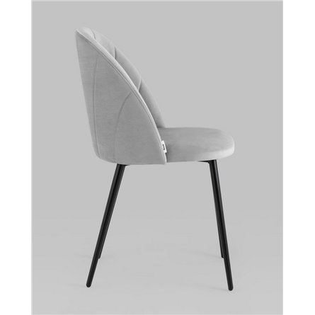 ||Логан NEW велюр светло-серый ножки черные металл