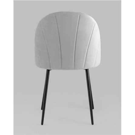 ||Логан NEW велюр светло-серый ножки черные металл