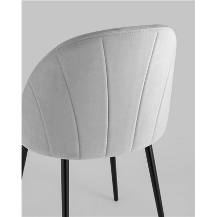 ||Логан NEW велюр светло-серый ножки черные металл