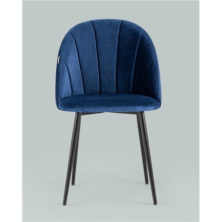 ||Логан NEW велюр синий ножки черные металл