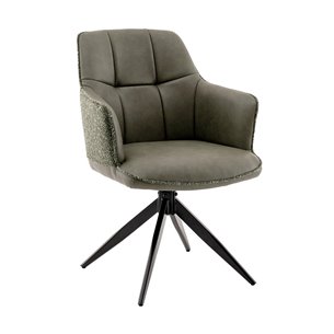 Стул обеденный Naya зеленый экокожа букле