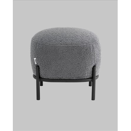 ||Стоун букле Fluffy темно-серый