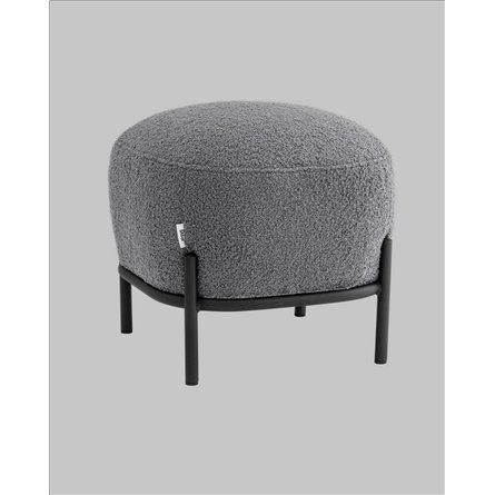 ||Стоун букле Fluffy темно-серый