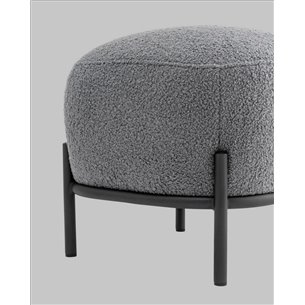 ||Стоун букле Fluffy темно-серый