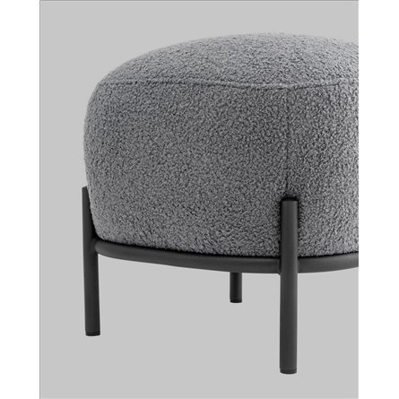 ||Стоун букле Fluffy темно-серый