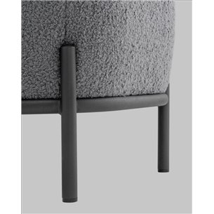 ||Стоун букле Fluffy темно-серый