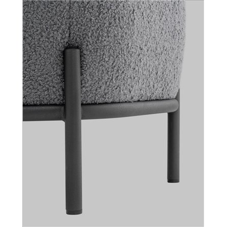 ||Стоун букле Fluffy темно-серый