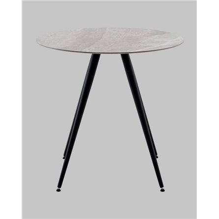 ||Ники круглый столешница керамика Italian light grey 800