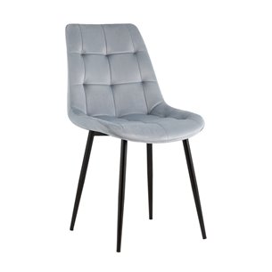 Стул Флекс New велюр пыльно-голубой