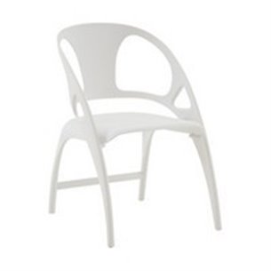 Стул складной Liara пластик белый