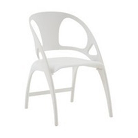 Стул складной Liara пластик белый