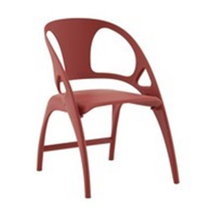Стул складной Liara пластик бордо