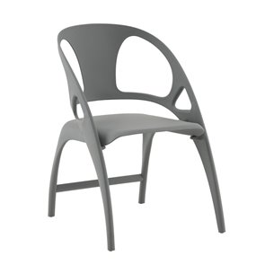 Стул складной Liara пластик серый