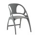 Стул складной Liara пластик серый