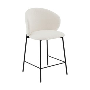 Стул полубарный Блейз букле белый