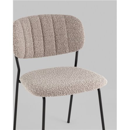 Стул|Stool Group|Кэрол без подлокотников букле серый