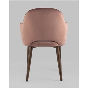 Стул|Stool Group|Венера диамант велюр пыльно-розовый мебельная ткань велюр