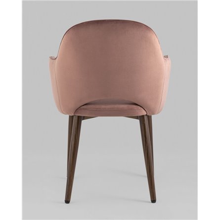 Стул|Stool Group|Венера диамант велюр пыльно-розовый мебельная ткань велюр