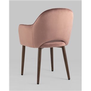 Стул|Stool Group|Венера диамант велюр пыльно-розовый мебельная ткань велюр
