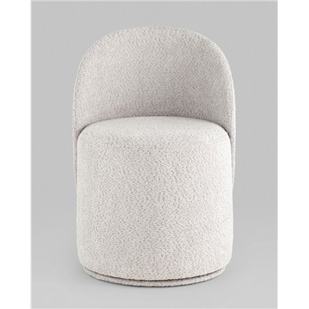 Пуф|Stool Group|Пуф Loreen вращающийся букле светло-серый