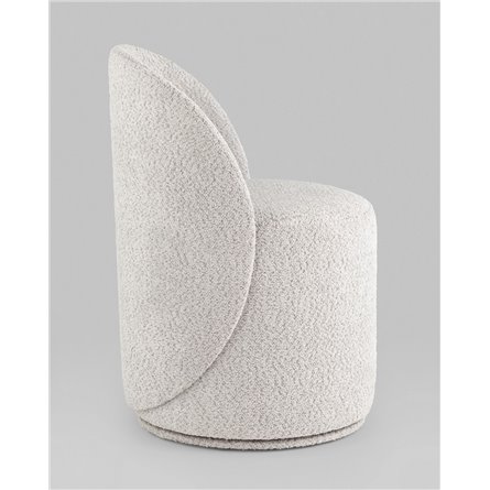 Пуф|Stool Group|Пуф Loreen вращающийся букле светло-серый