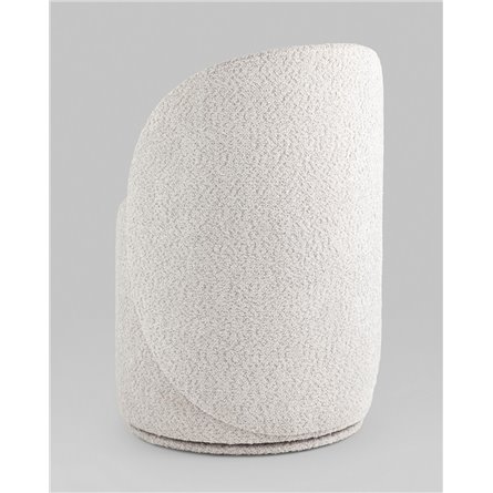 Пуф|Stool Group|Пуф Loreen вращающийся букле светло-серый