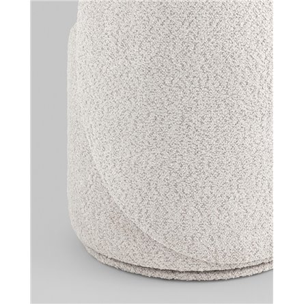 Пуф|Stool Group|Пуф Loreen вращающийся букле светло-серый