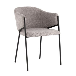 Стул Brace букле серый