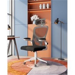 Компьютерное кресло|Stool Group|TopChairs Airone белый с черной сеткой