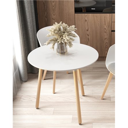Стол|Stool group|EAMES DST NEW D80 белый