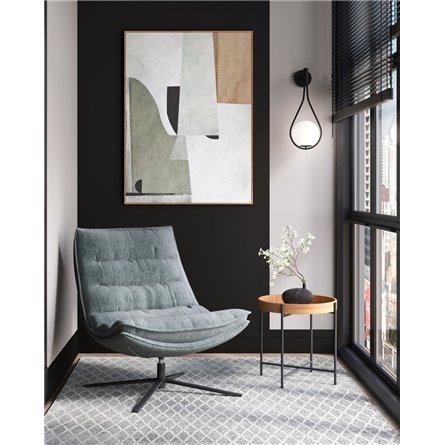 Кресло|Stool Group|Lazy, серый