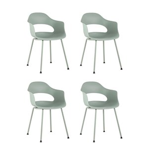 Стул Lady пластик серо-зеленый 4 шт.