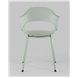 Комплект из четырех стульев|Stool Group|Lady пластик серо-зеленый ножки металл Комплект из четырех стульев|Stool Group|Lady пластик серо-зеленый ножки металл