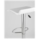 Комплект из двух стульев|Stool Group|Хай-Тек белый, хромированный каркасом с подножкой, металлическое основание, газ-лифт, экоко Комплект из двух стульев|Stool Group|Хай-Тек белый, хромированный каркасом с подножкой, металлическое основание, газ-лифт, экоко