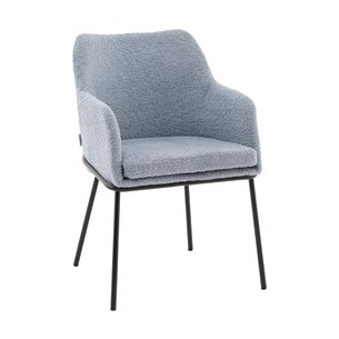 Стул с подлокотниками Кози new ткань букле синий