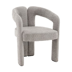 Стул Болинджер букле светло-серый