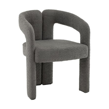 Стул Болинджер букле темно-серый