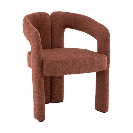 Стул Болинджер букле терракотовый