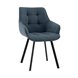 Стул Амальри велюр серо-синий
